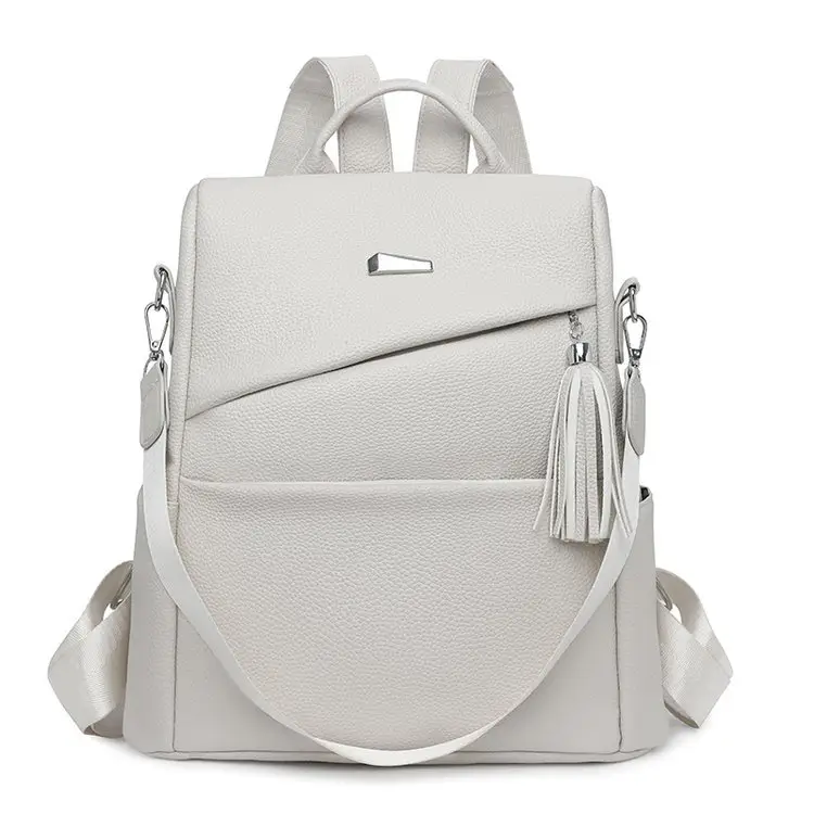 Light Blue Korean Style Anti-Theft Cross-Border Backpack - Image 2