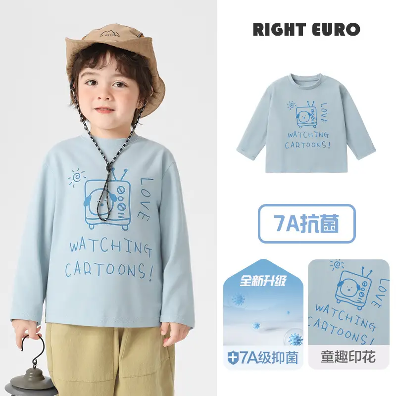Right European Boys T-Shirt Autumn Wear 2025 - Image 3
