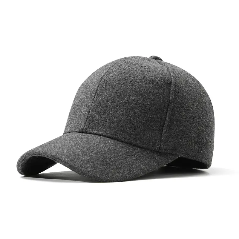 Men Wool Fleece Baseball Cap Windproof Cold Proof - Image 6
