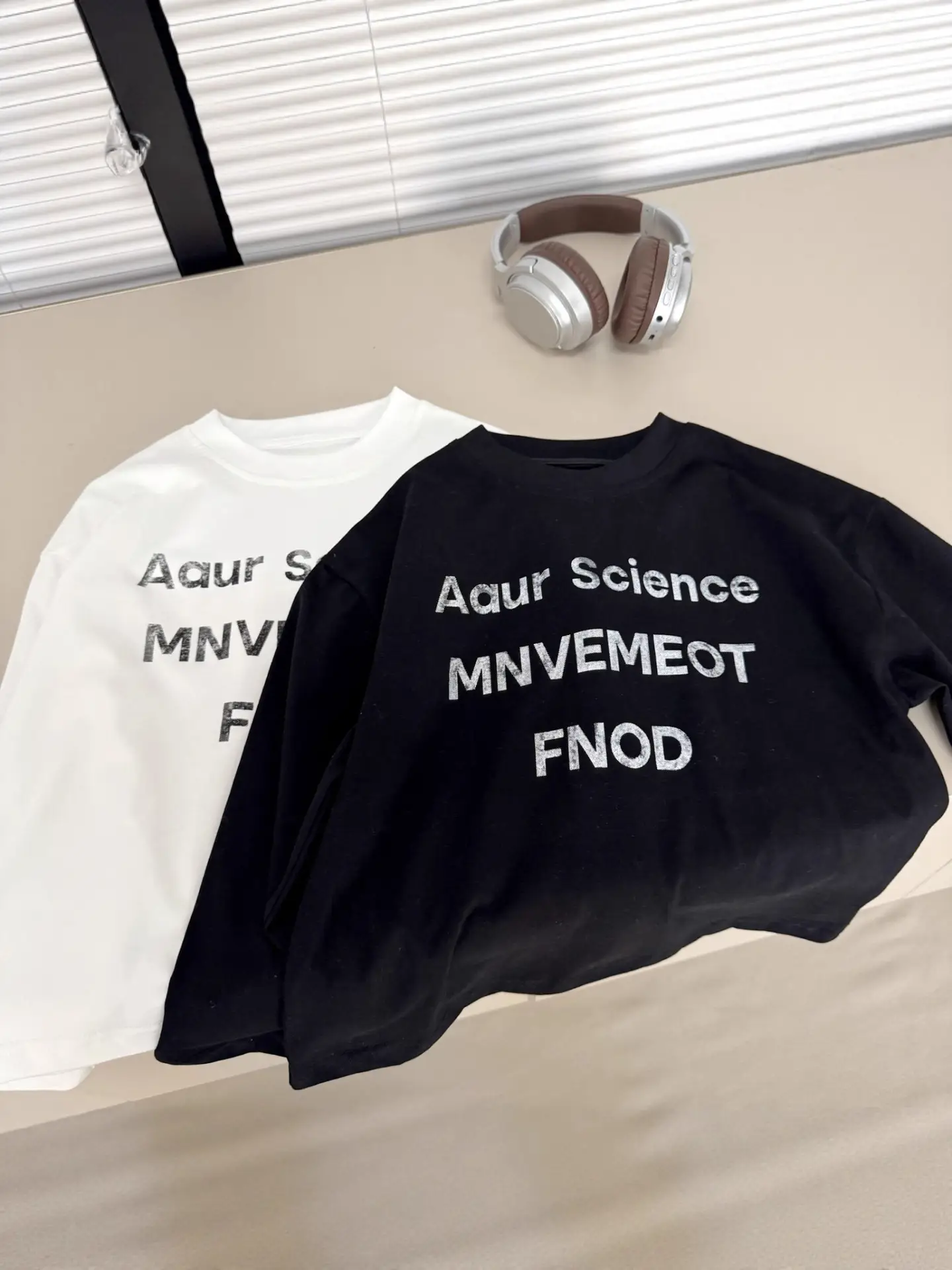 Boys' Black Long Sleeve Sweatshirt with "Aur Science" Print - Image 5