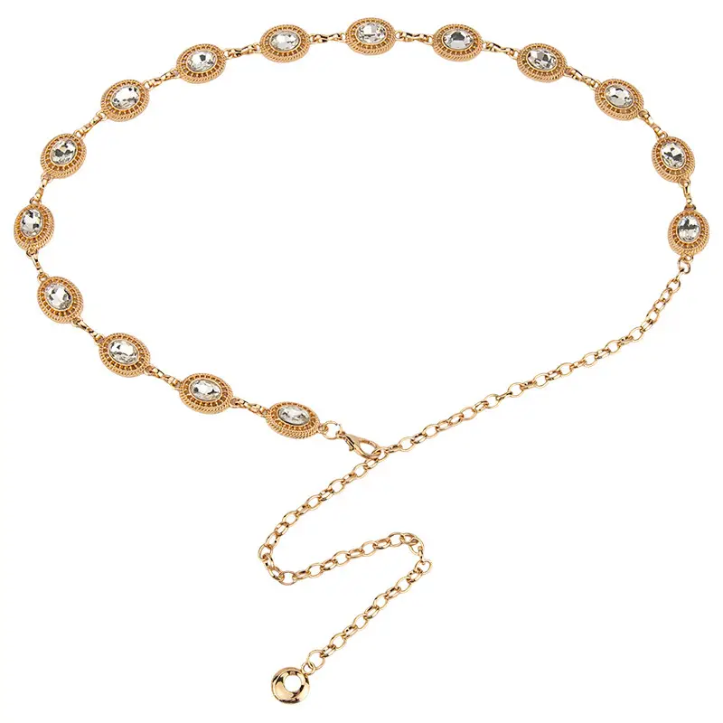 Silver Rhinestone Crossbody Chain for Women - Image 7