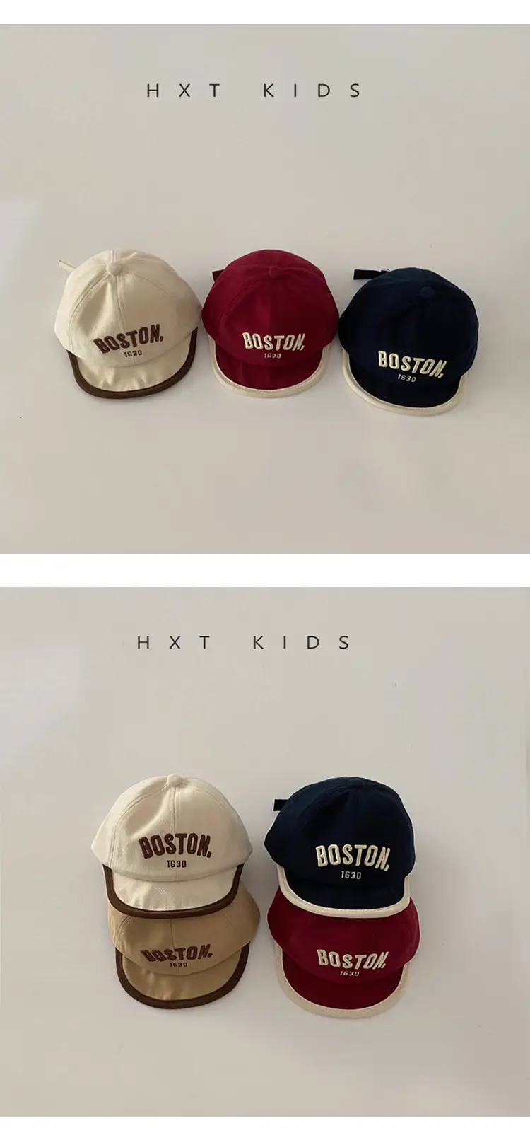 Boston 1920 Baby Cap Black Embroidered — feature 2