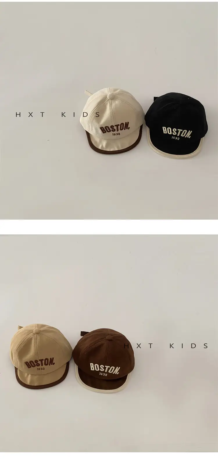 Boston 1920 Baby Cap Black Embroidered — feature 6