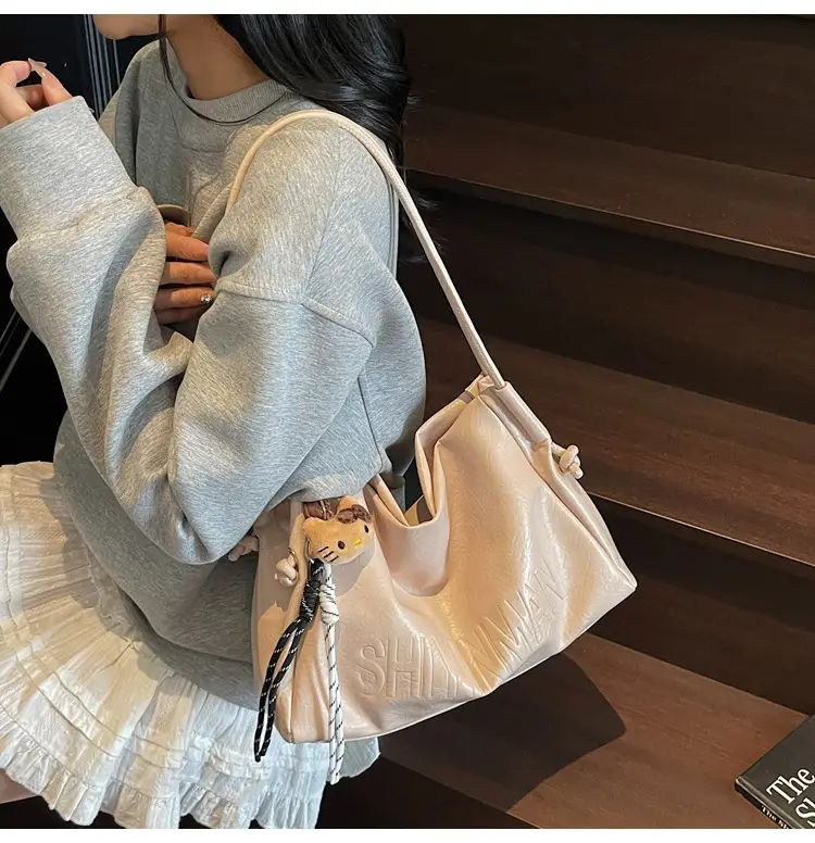 Korean Retro Orange Shoulder Bag for Women 2025 — feature 23