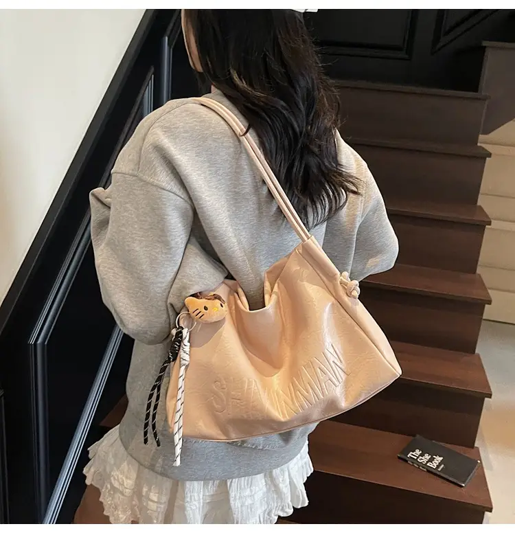 Korean Retro Orange Shoulder Bag for Women 2025 — feature 24
