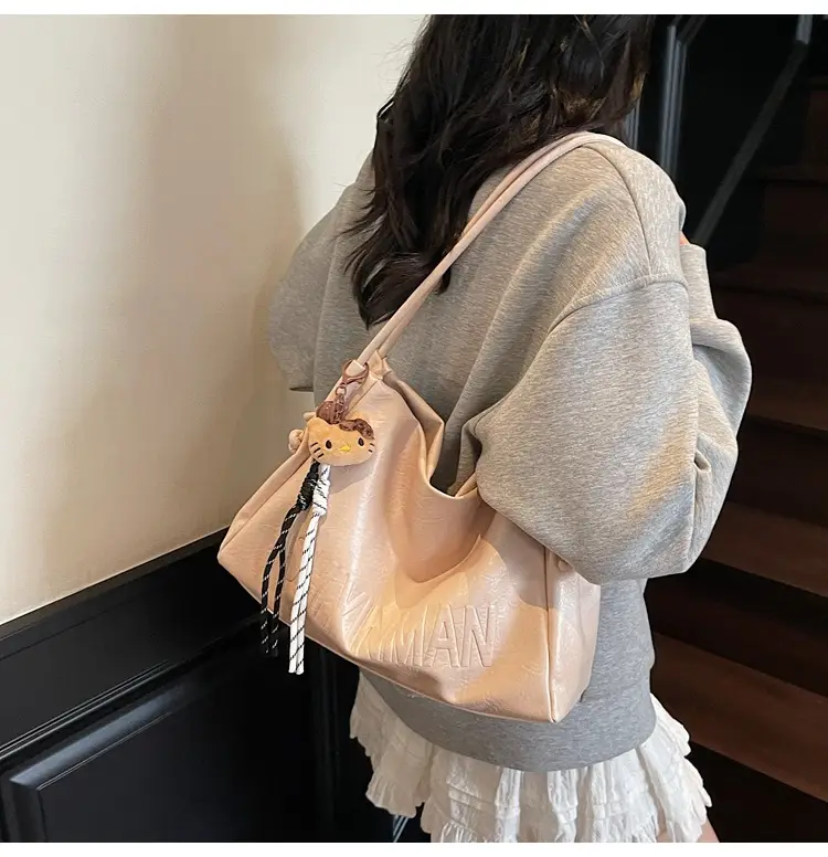 Korean Retro Orange Shoulder Bag for Women 2025 — feature 25