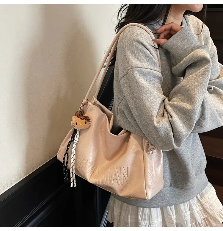 Korean Retro Orange Shoulder Bag for Women 2025 — feature 26