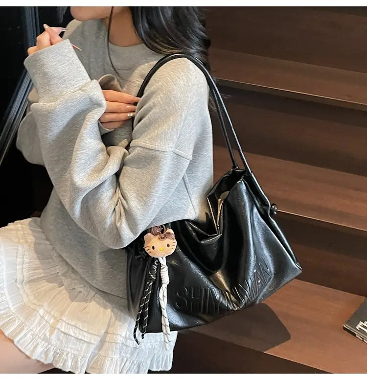 Korean Retro Orange Shoulder Bag for Women 2025 — feature 27