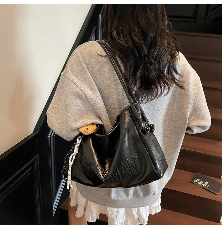 Korean Retro Orange Shoulder Bag for Women 2025 — feature 28