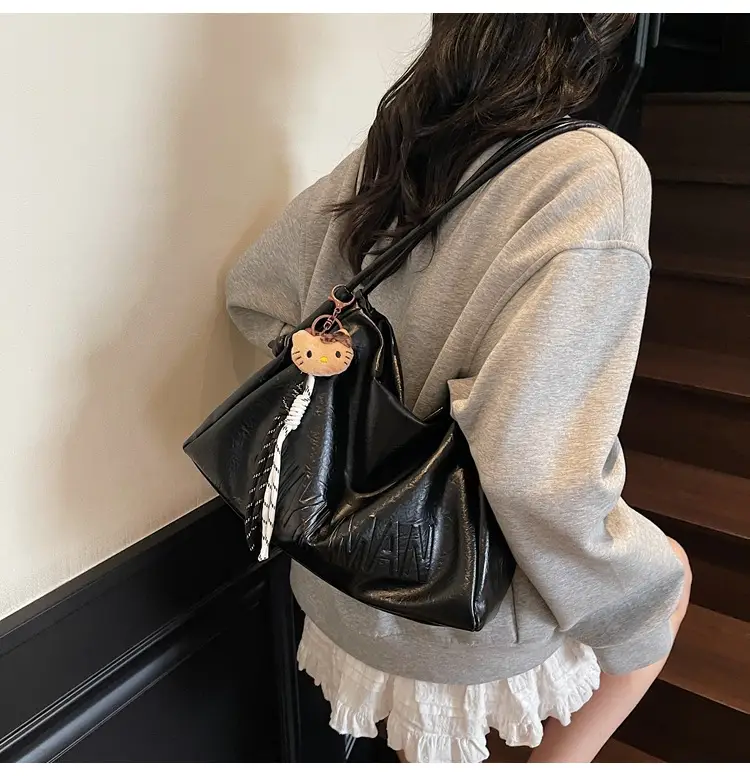 Korean Retro Orange Shoulder Bag for Women 2025 — feature 29