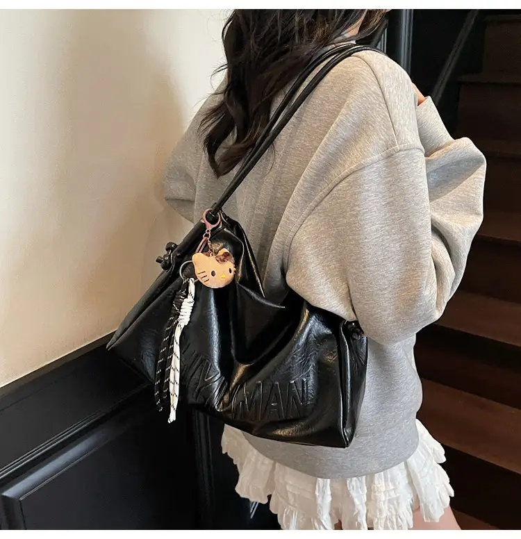 Korean Retro Orange Shoulder Bag for Women 2025 — feature 30