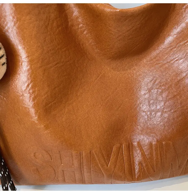 Korean Retro Orange Shoulder Bag for Women 2025 — feature 34