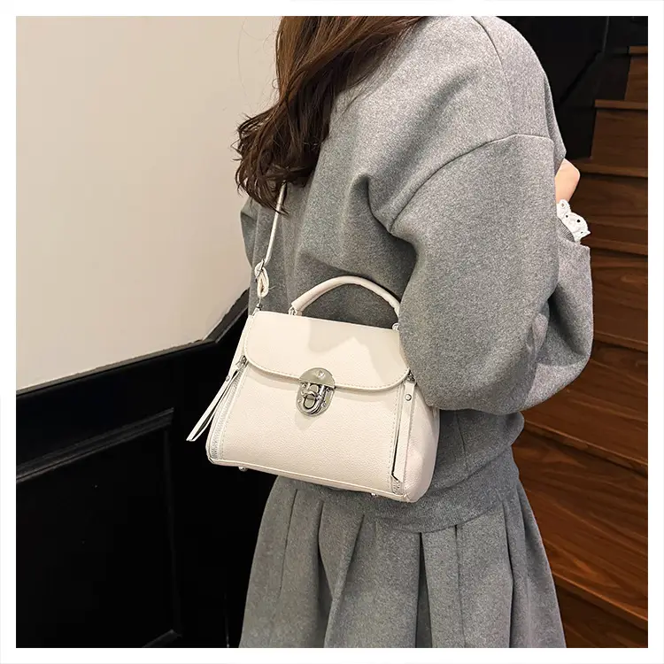 Brown Leather Crossbody Bag for Women with Logo — feature 20