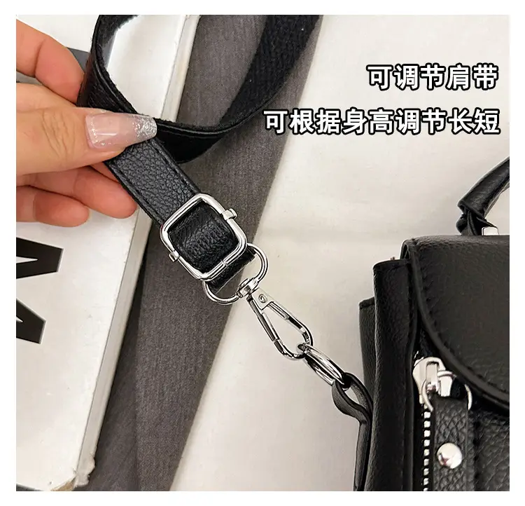 Brown Leather Crossbody Bag for Women with Logo — feature 9