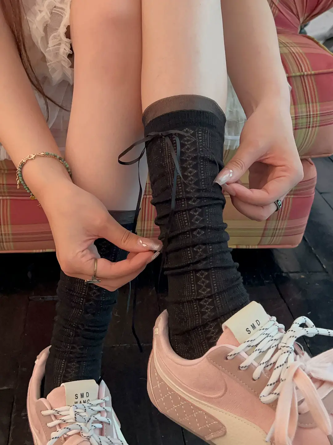 Carefully Selected Suli Qianjin "Socks for Women" Summer Thin Style Slouch Socks Miu Style Ballet Style White Mid-Calf Socks — feature 8