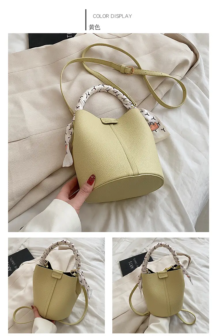 Pink Leather Crossbody Bag with Logo Work — feature 14