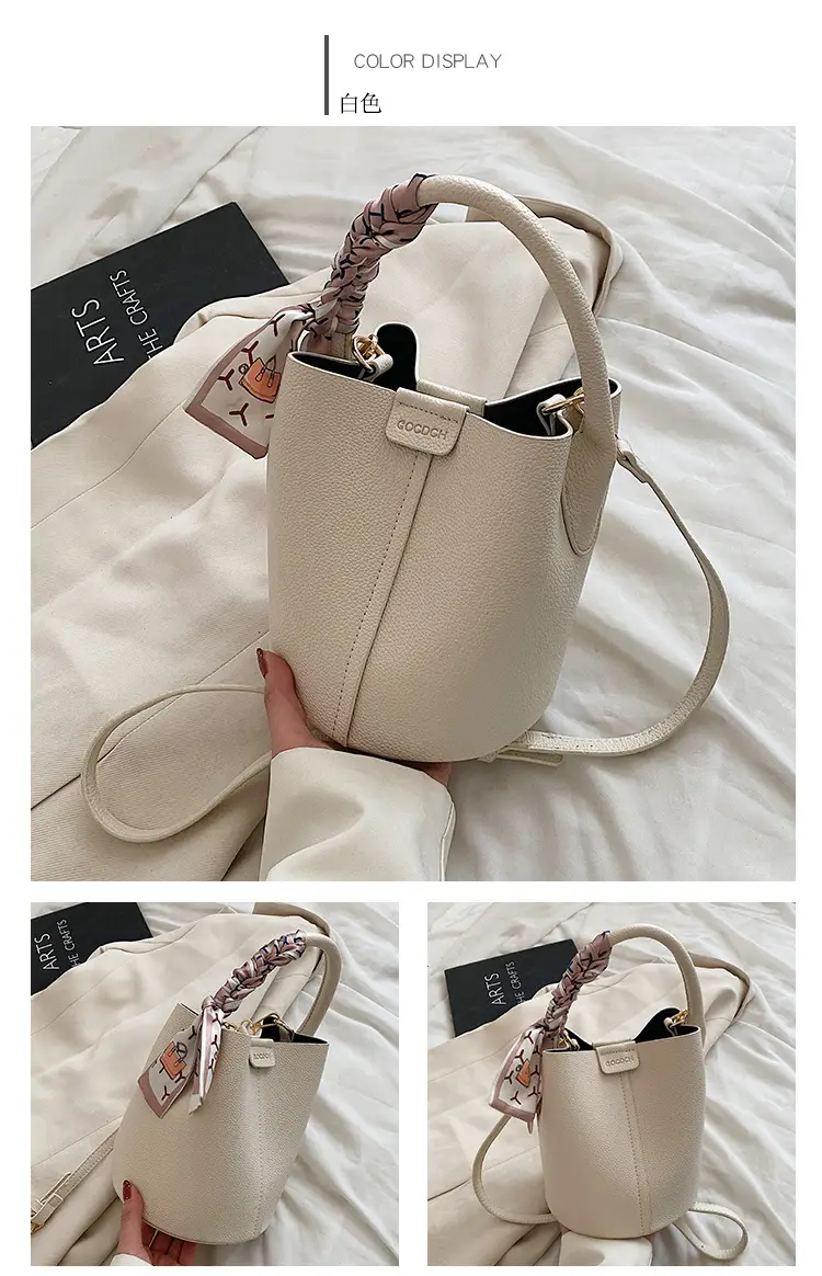 Pink Leather Crossbody Bag with Logo Work — feature 15