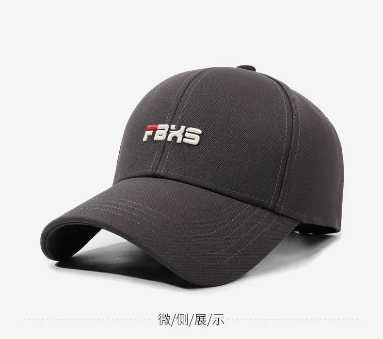 White Embroidered Baseball Cap with FTXS Logo — feature 10