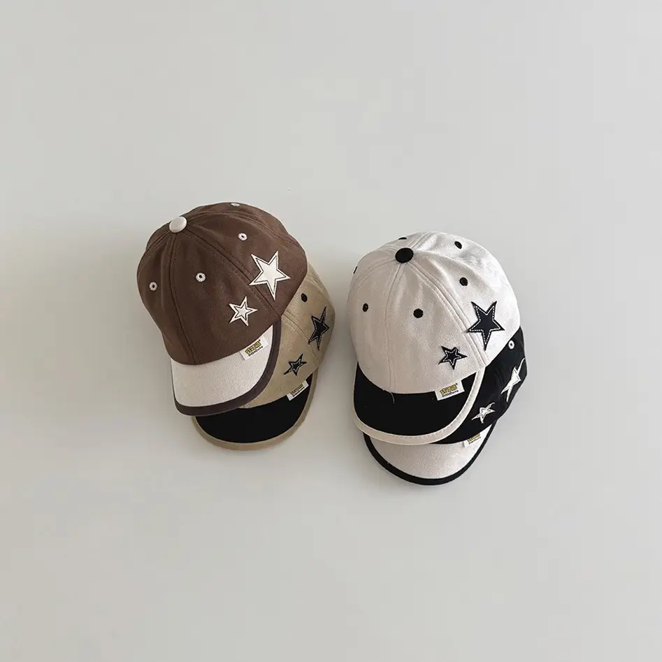 Brown Star Cap for Boys Girls Autumn Winter Sunshade - Image 6