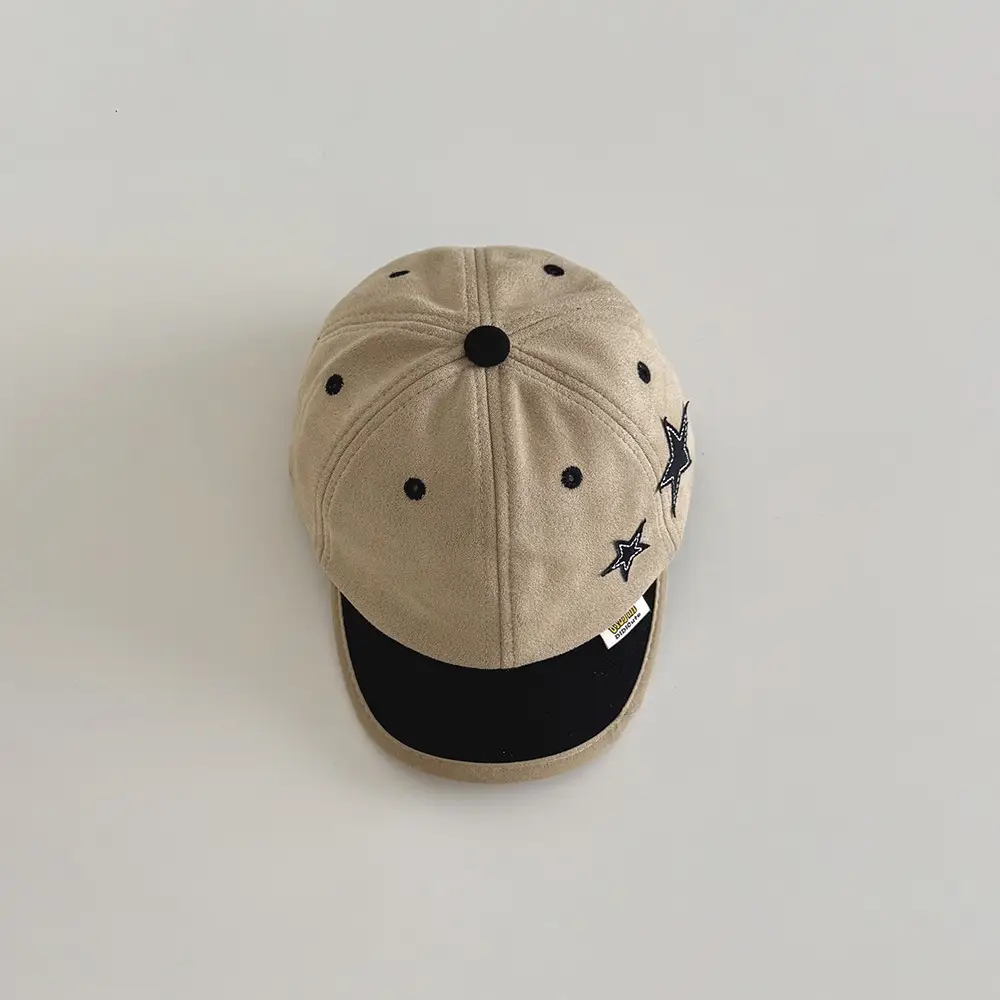 Brown Star Cap for Boys Girls Autumn Winter Sunshade - Image 2