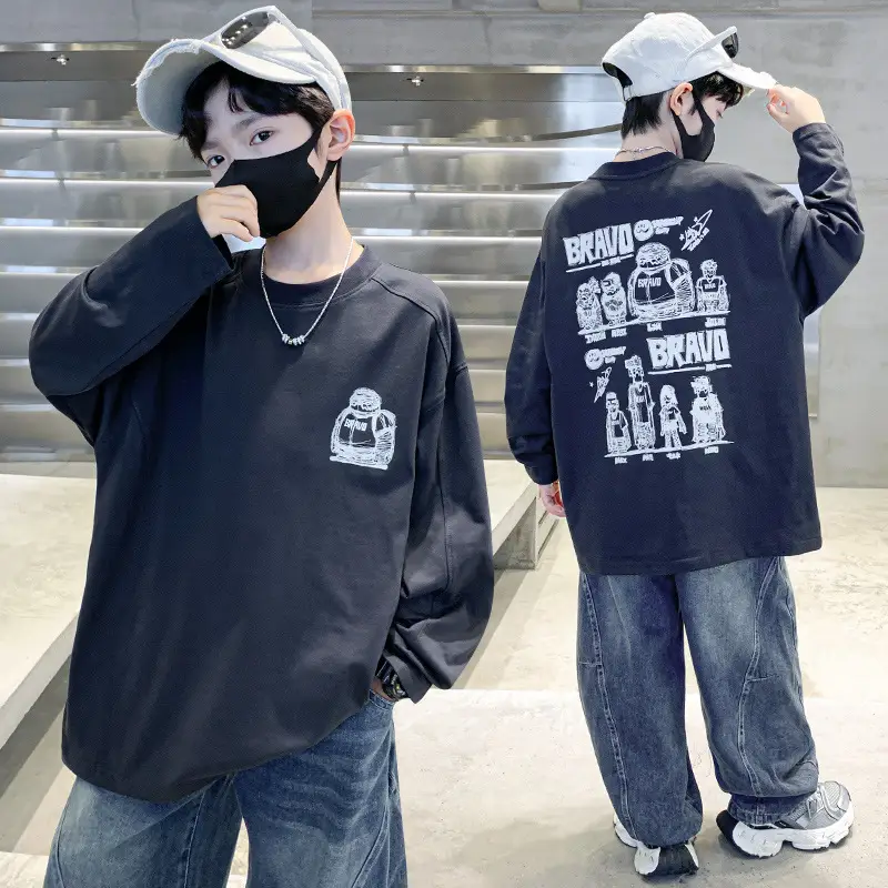 Men's White Graphic Tee Set for Boys 2025 - Image 2
