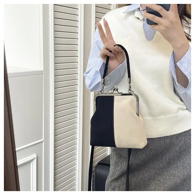 Retro Clip-On Phone Bag Women Brown Leather Commuter Shoulder Crossbody — feature 20