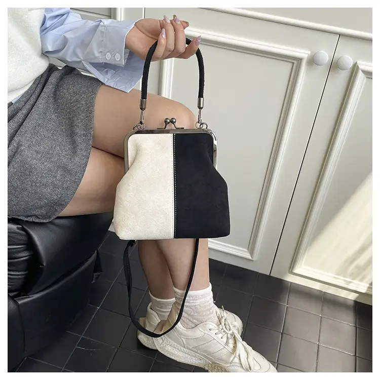 Retro Clip-On Phone Bag Women Brown Leather Commuter Shoulder Crossbody — feature 21