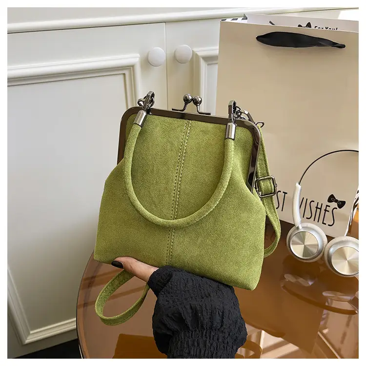 Retro Clip-On Phone Bag Women Brown Leather Commuter Shoulder Crossbody — feature 25