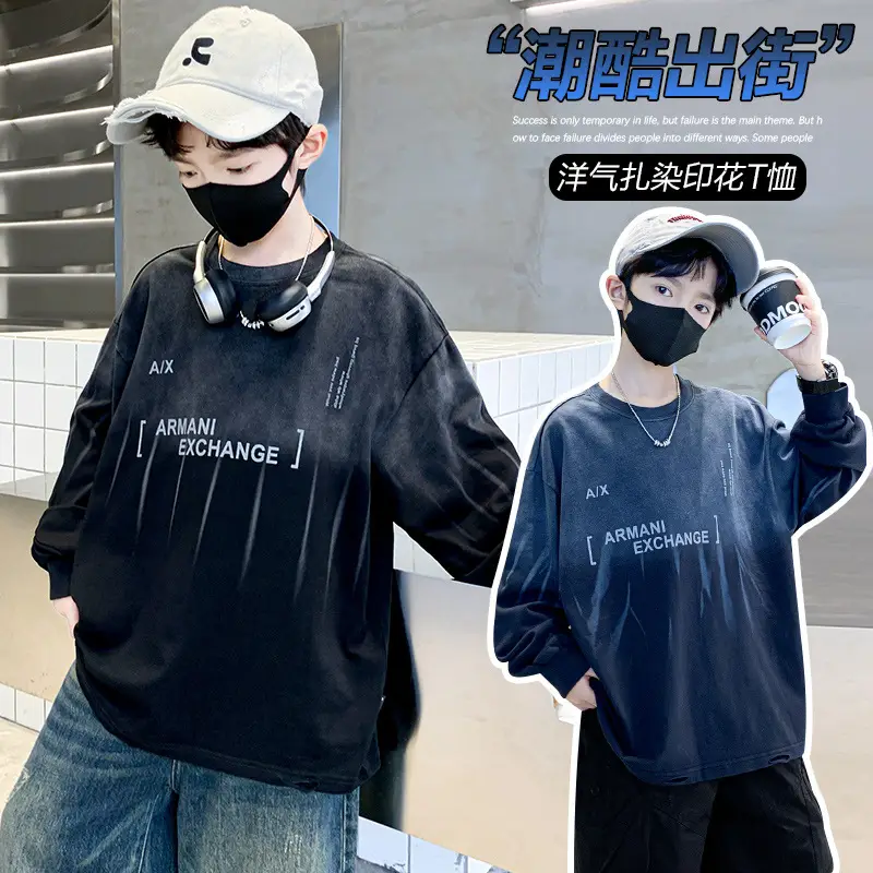 Boys Long Striped T-Shirt Spring Autumn 2025 - Image 12