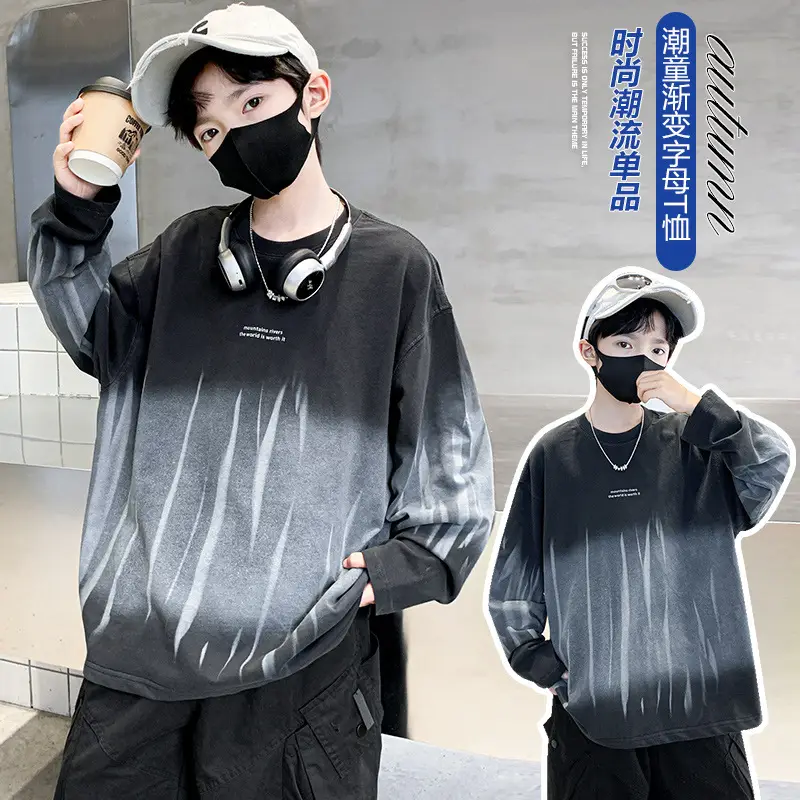 Boys Long Striped T-Shirt Spring Autumn 2025 - Image 13