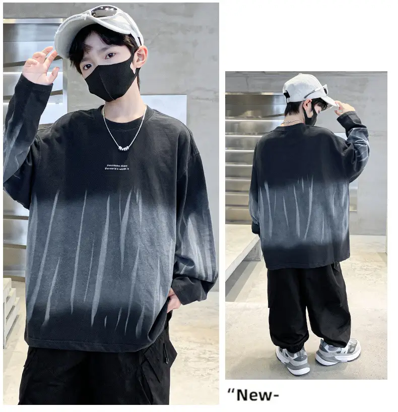 Boys Long Striped T-Shirt Spring Autumn 2025 — feature 15