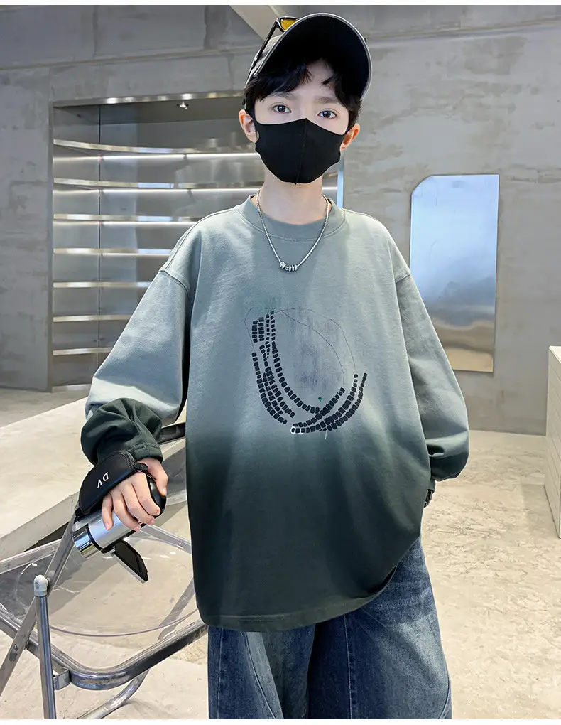 Boys Long Striped T-Shirt Spring Autumn 2025 — feature 19