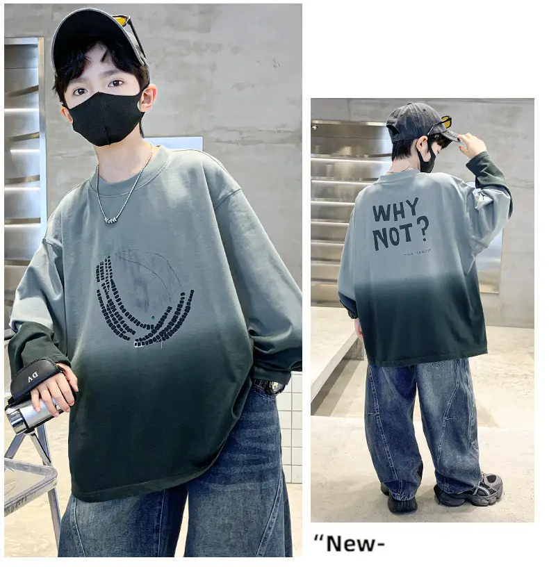 Boys Long Striped T-Shirt Spring Autumn 2025 — feature 20