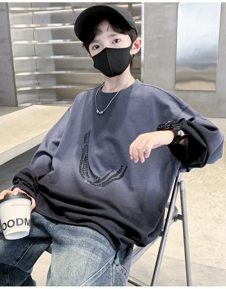Boys Long Striped T-Shirt Spring Autumn 2025 — feature 21