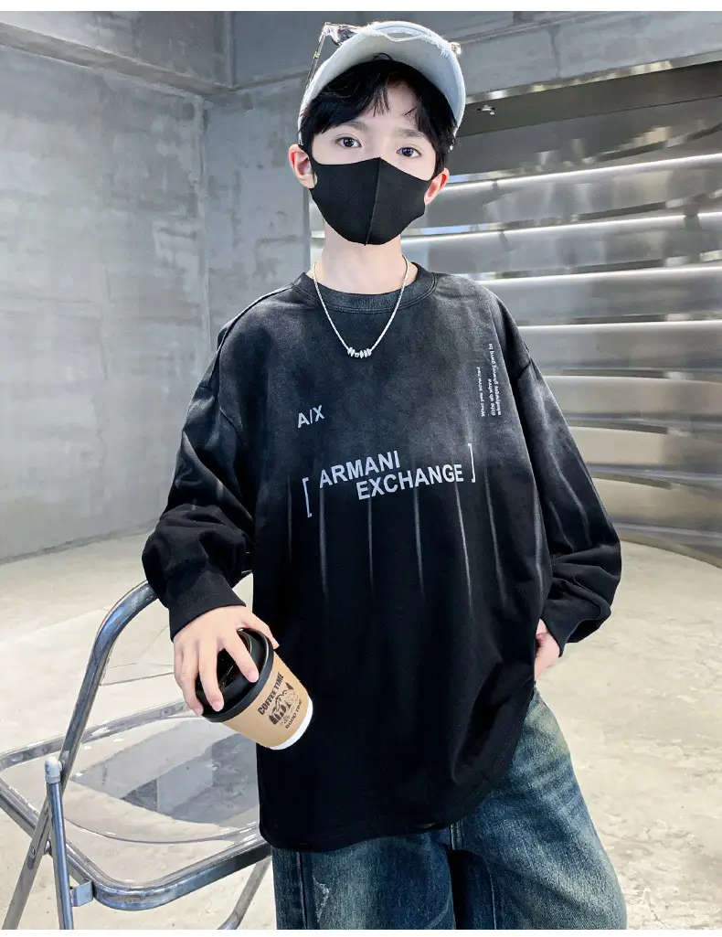 Boys Long Striped T-Shirt Spring Autumn 2025 — feature 27