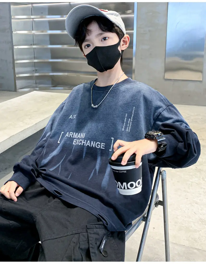 Boys Long Striped T-Shirt Spring Autumn 2025 — feature 29