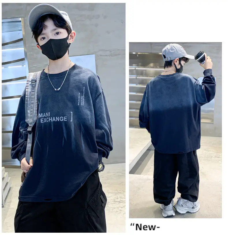Boys Long Striped T-Shirt Spring Autumn 2025 — feature 31