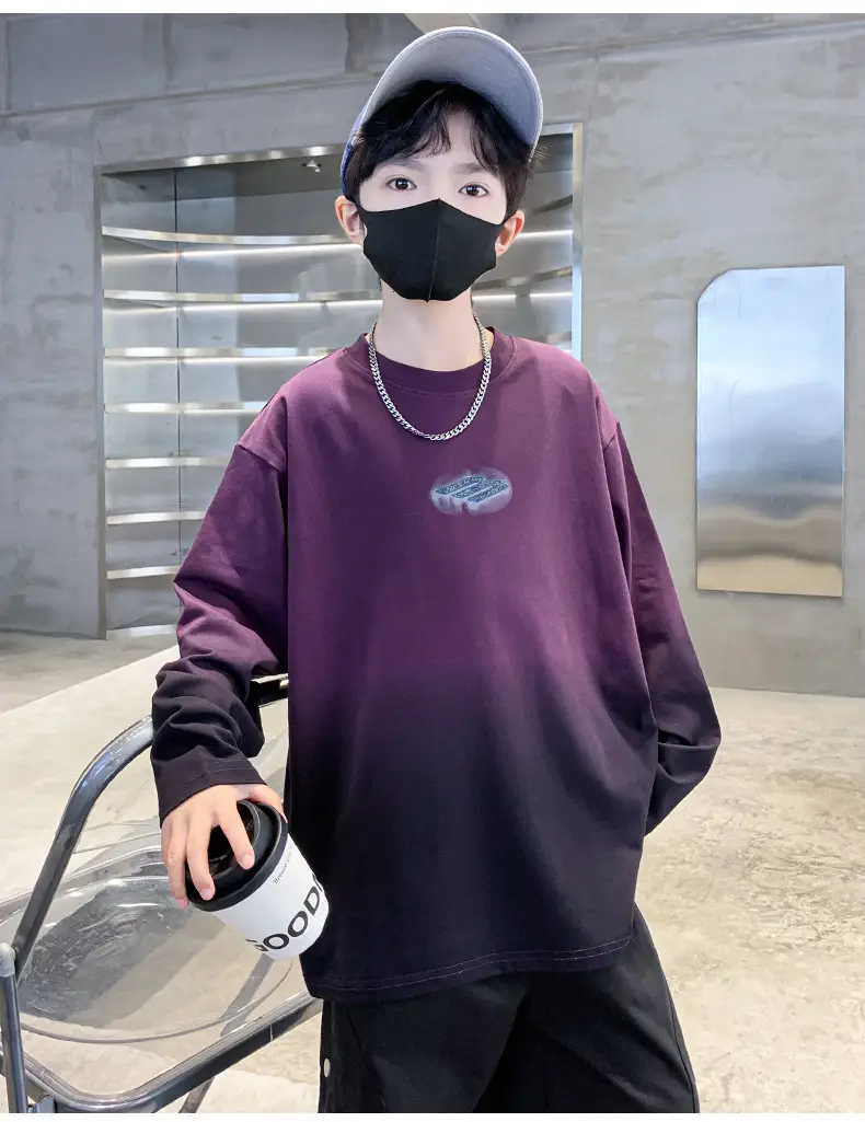 Boys Long Striped T-Shirt Spring Autumn 2025 — feature 34