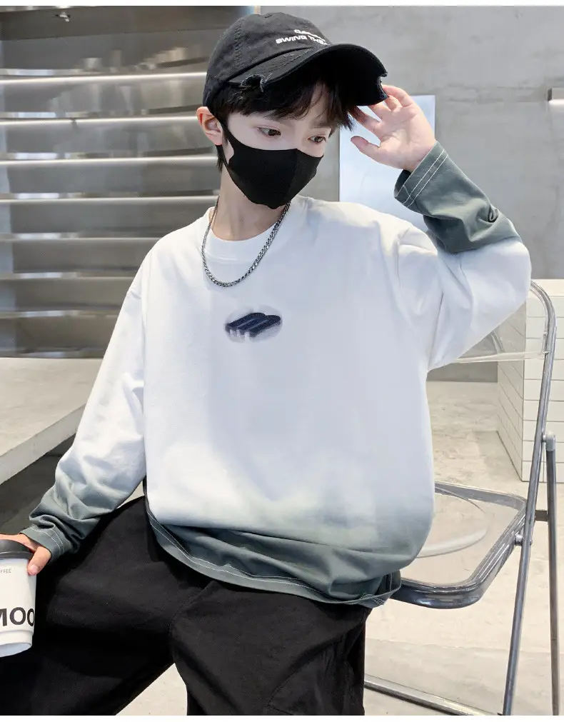 Boys Long Striped T-Shirt Spring Autumn 2025 — feature 37