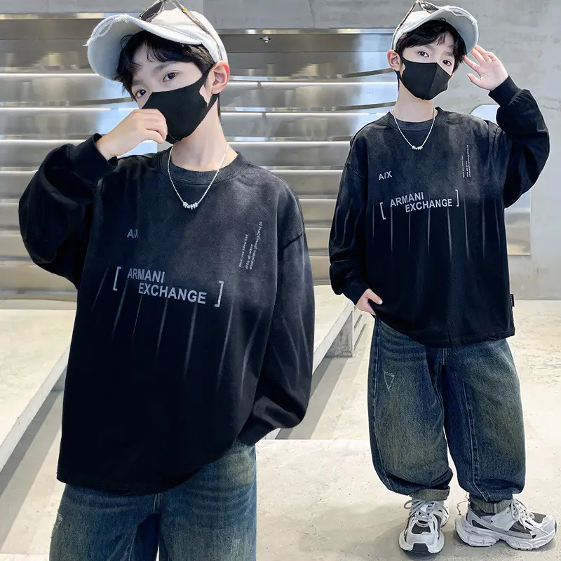 Boys Long Striped T-Shirt Spring Autumn 2025 - Image 6