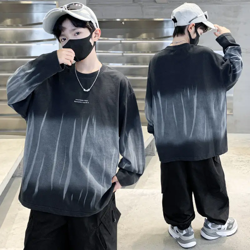 Boys Long Striped T-Shirt Spring Autumn 2025 - Image 7