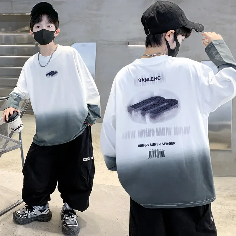 Boys Long Striped T-Shirt Spring Autumn 2025 - Image 9