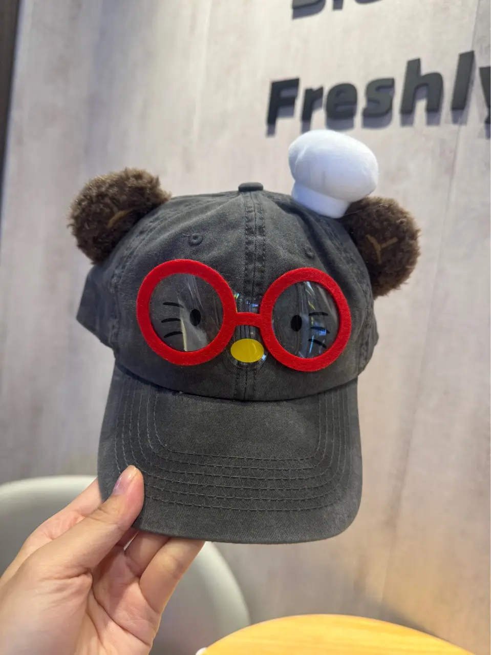 Korean Version Cartoon Bear Cap for Spring Autumn Travel — feature 2