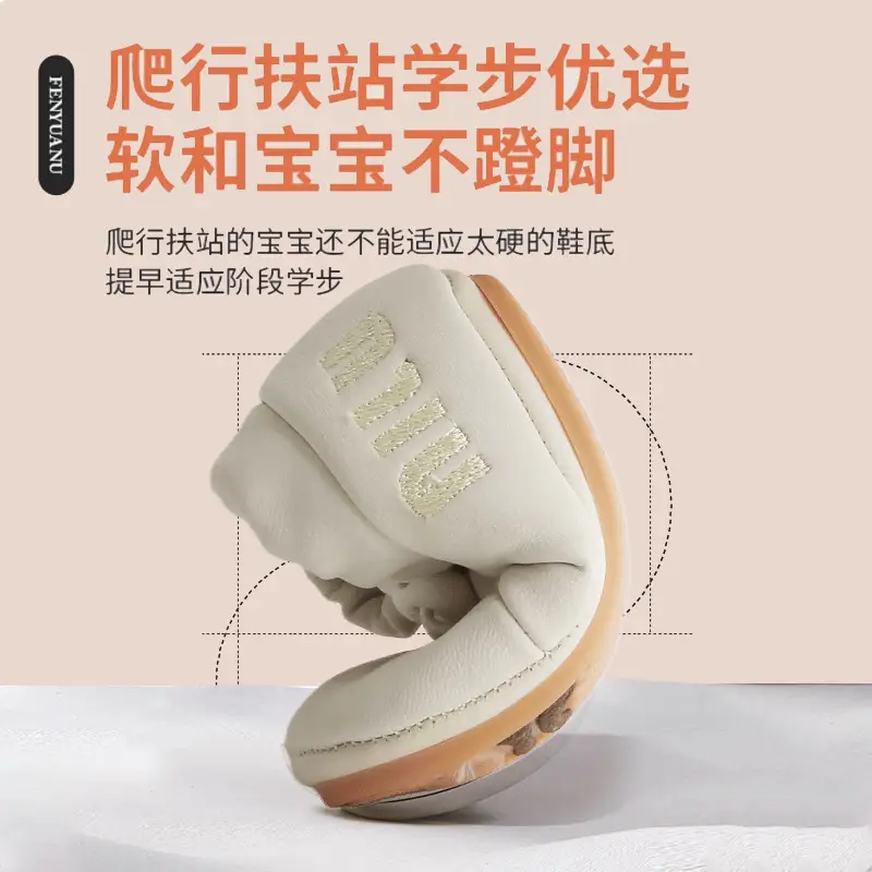New 0 to 1 Year Old Baby Shoes Soft Sole Baby Toddler Shoes for Men 6-8-12 Months Infants and Girls Spring & Fall Models