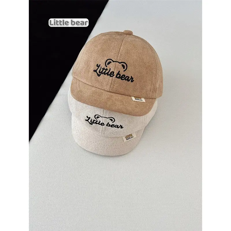 Black "Little Bear" Baseball Cap for Boys - Image 7