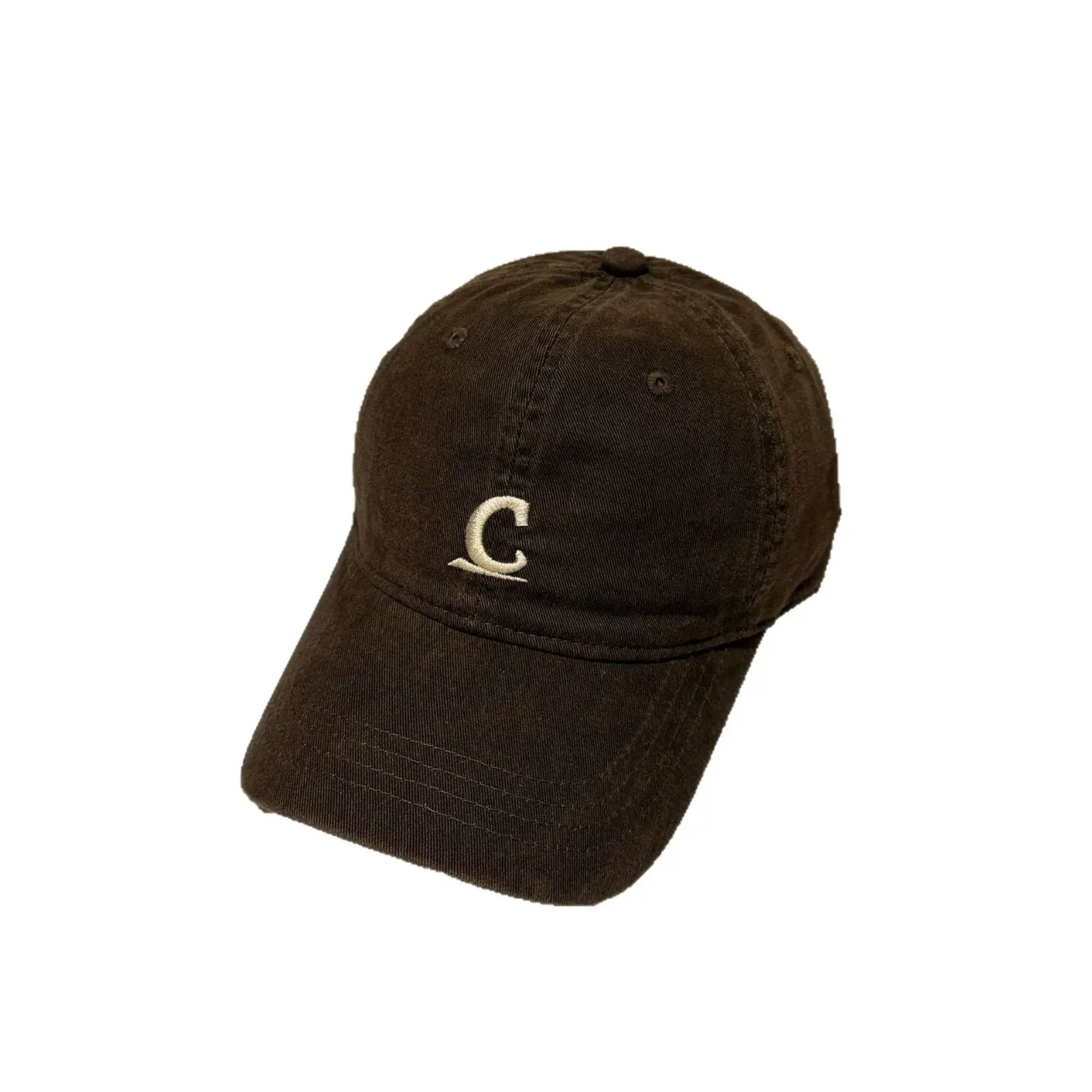 Women Korean Style Wash Cotton Cap with C Embroidery - Image 9