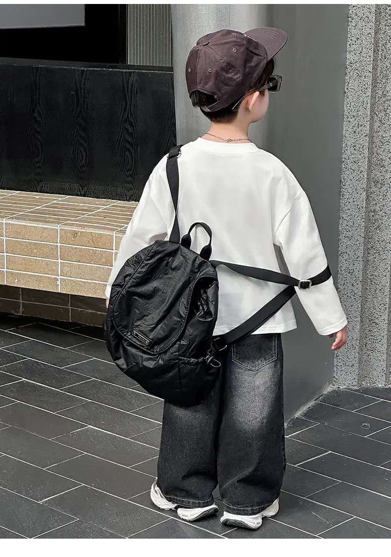 Boys Korean Style White T-Shirt Spring Autumn — feature 14