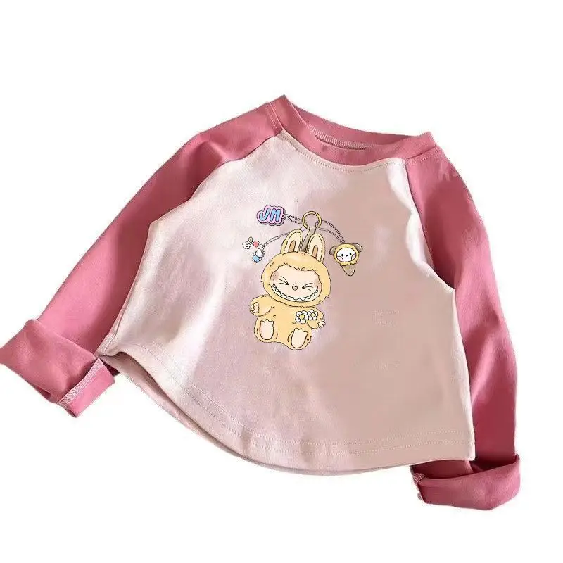 Labubu Kids T-Shirt White Pink Cotton Summer Boys — feature 6