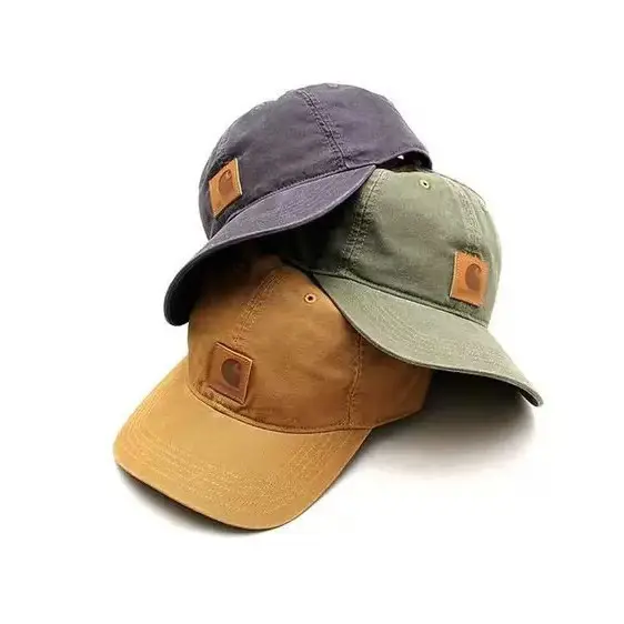 Men's Black Carhartt Washed Baseball Cap - Image 10