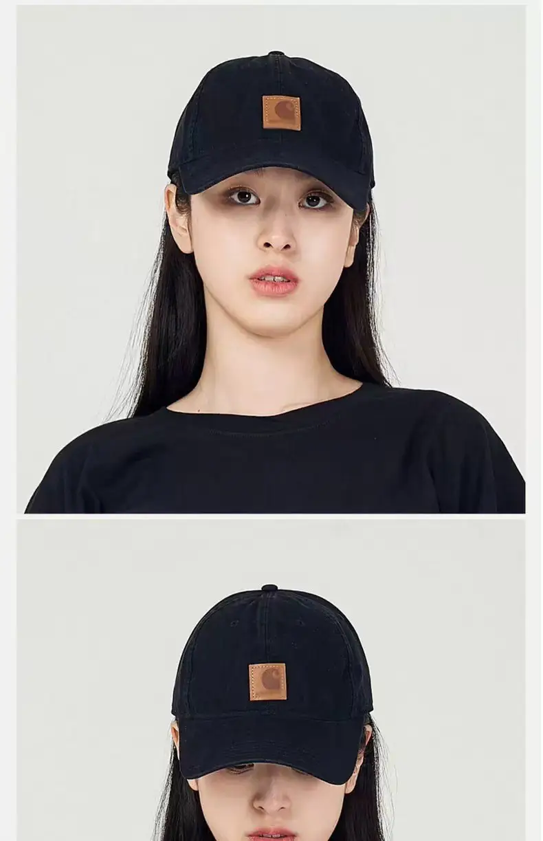 Men's Black Carhartt Washed Baseball Cap — feature 2